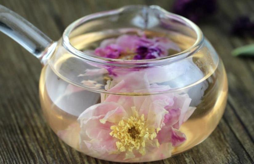 紫玫瑰花茶的泡法