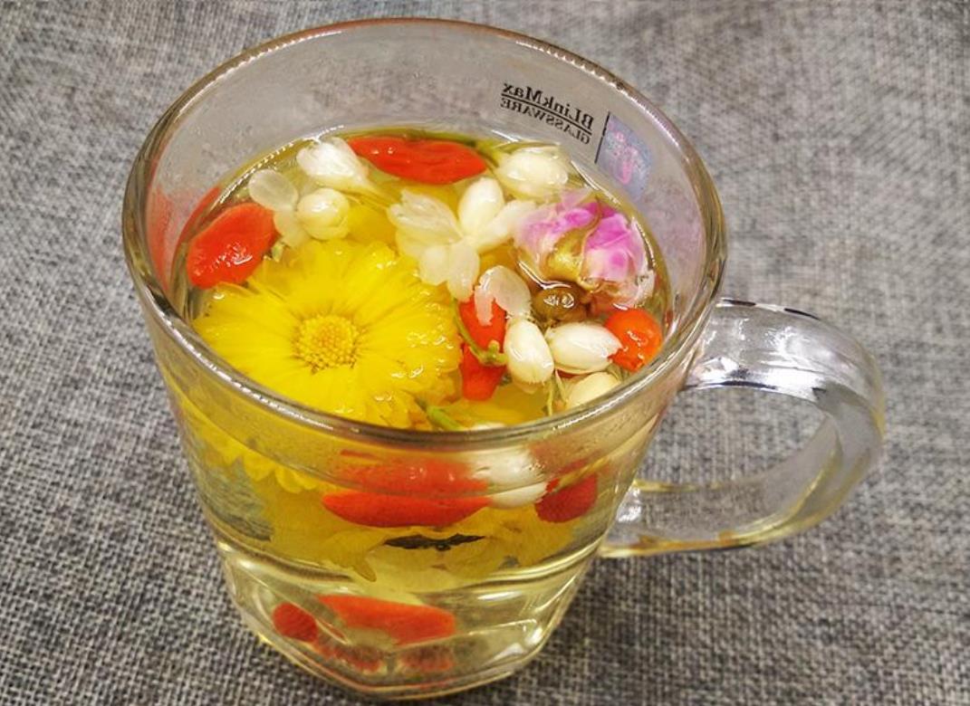 玫瑰菊花金银花枸杞茶的功效与作用